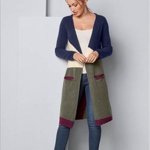 Venus colorblock cardigan